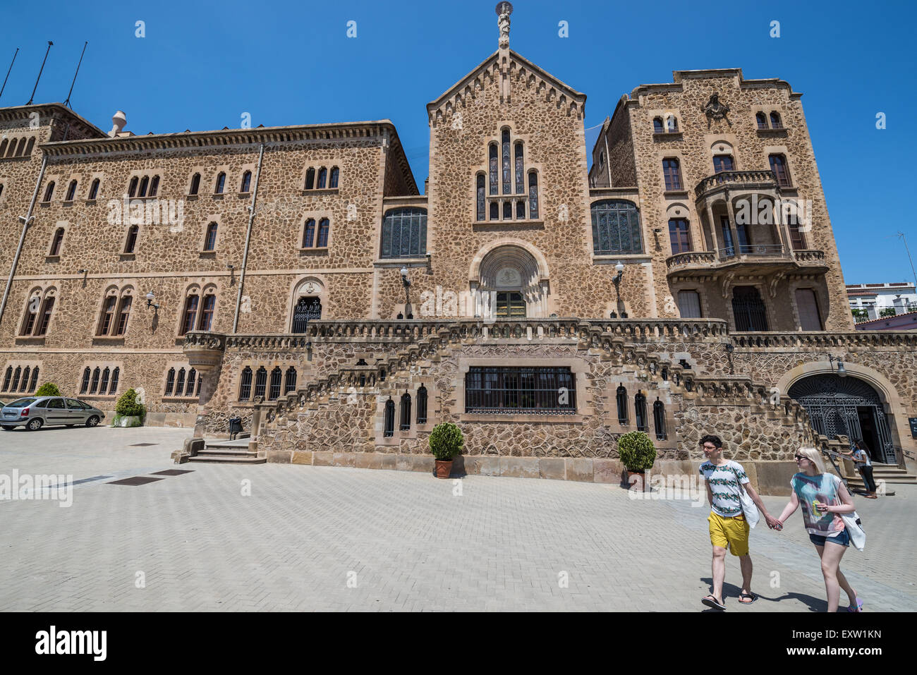 Saint Joseph de la montagne (Josep de la muntanya) église située près de Parc Guell à Barcelone, Espagne Banque D'Images