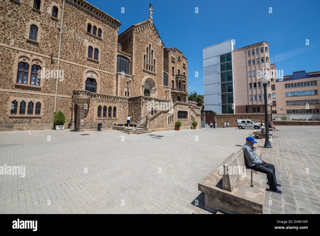 Saint Joseph de la montagne (Josep de la muntanya) église située près de Parc Guell à Barcelone, Espagne Banque D'Images