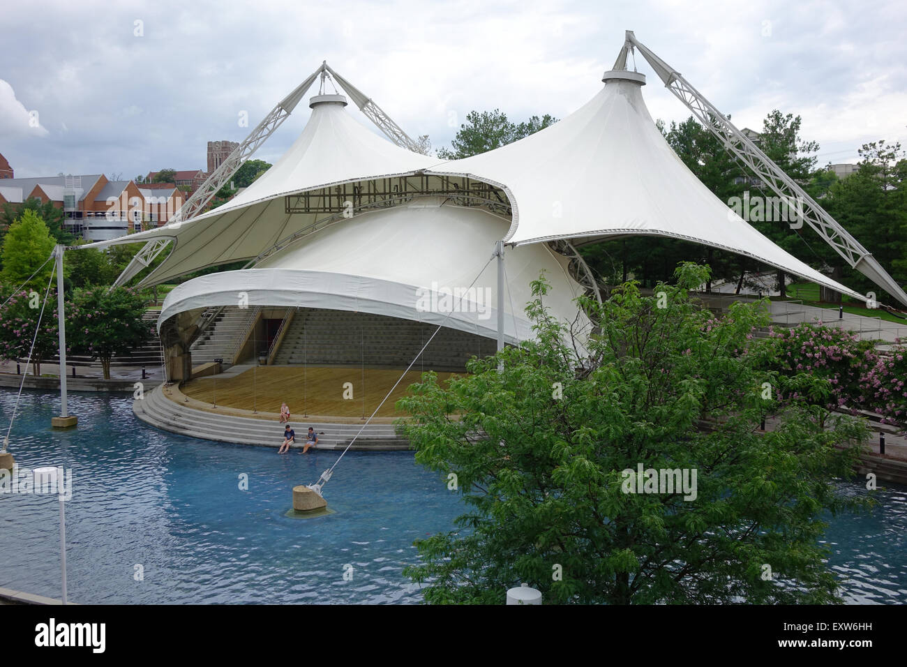 World's Fair Park amphitheatre (Tennessee) amphithéâtre, de Knoxville, Tennessee Banque D'Images