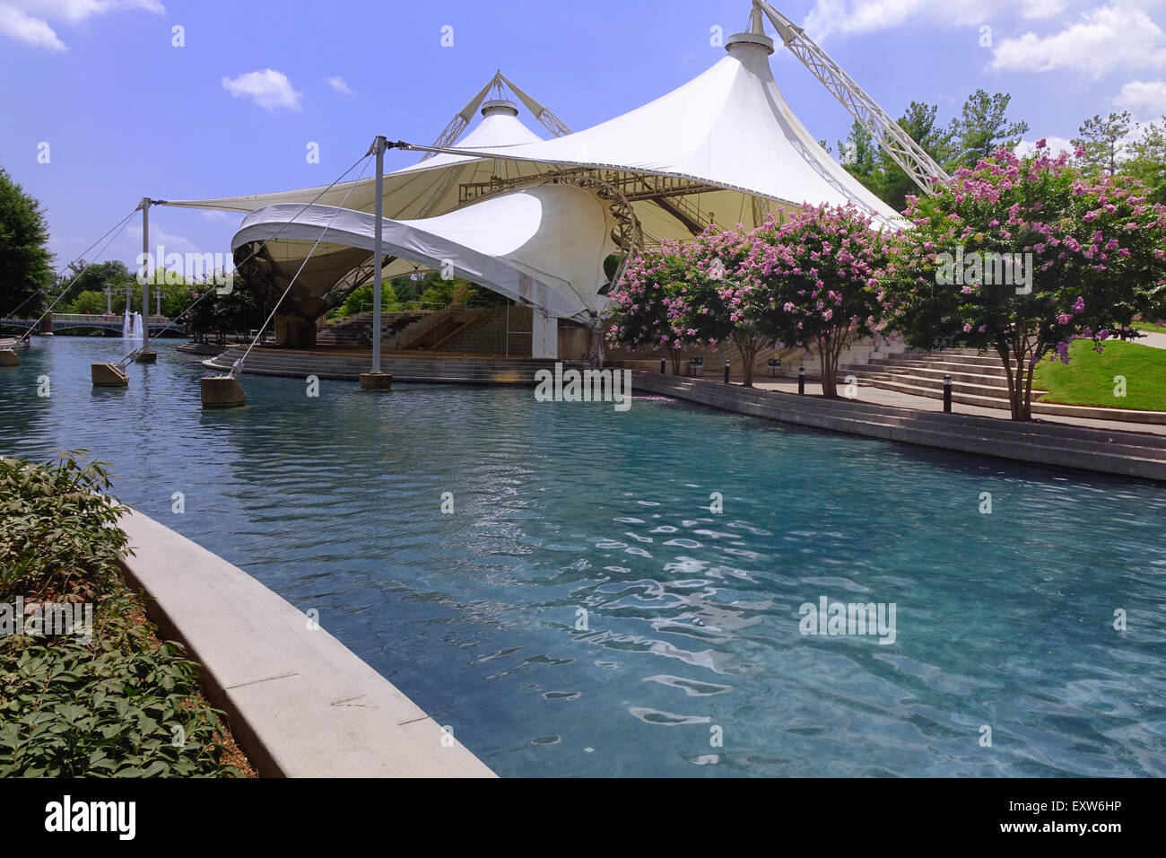 World's Fair Park amphitheatre (Tennessee) amphithéâtre, de Knoxville, Tennessee Banque D'Images