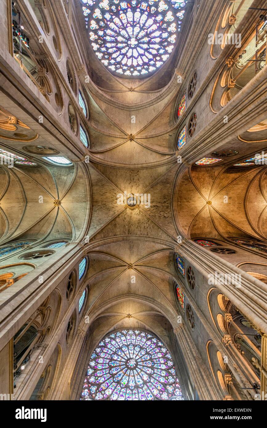 Notre Dame, Paris, France, Europe Banque D'Images