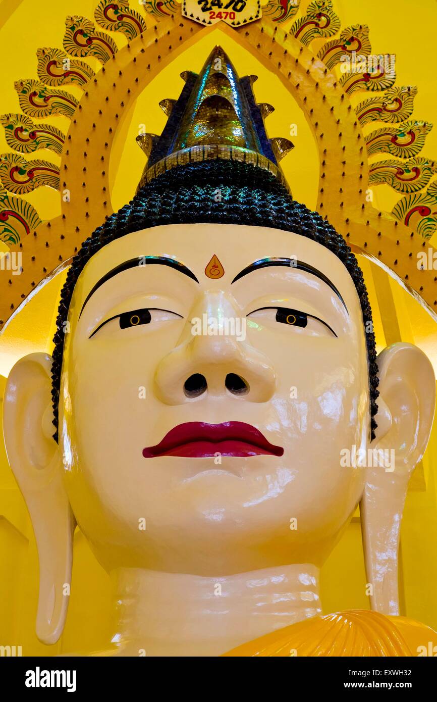 Kuil, statue Bouddha Gaya Temple Sakya Muni, à Singapour, en Asie Banque D'Images