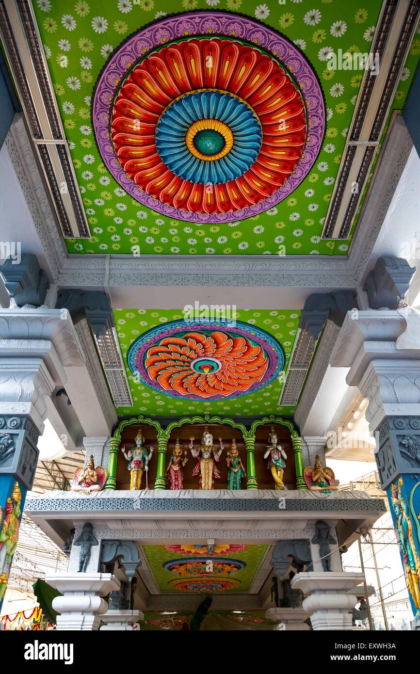Sri Srinivasa Perumal Temple, Singapour, l'Asie Banque D'Images