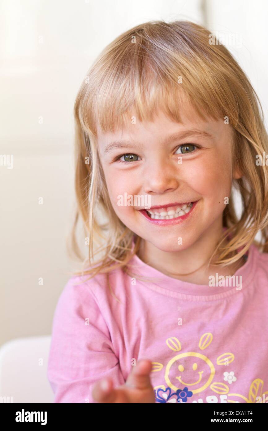 Fille blonde Banque D'Images