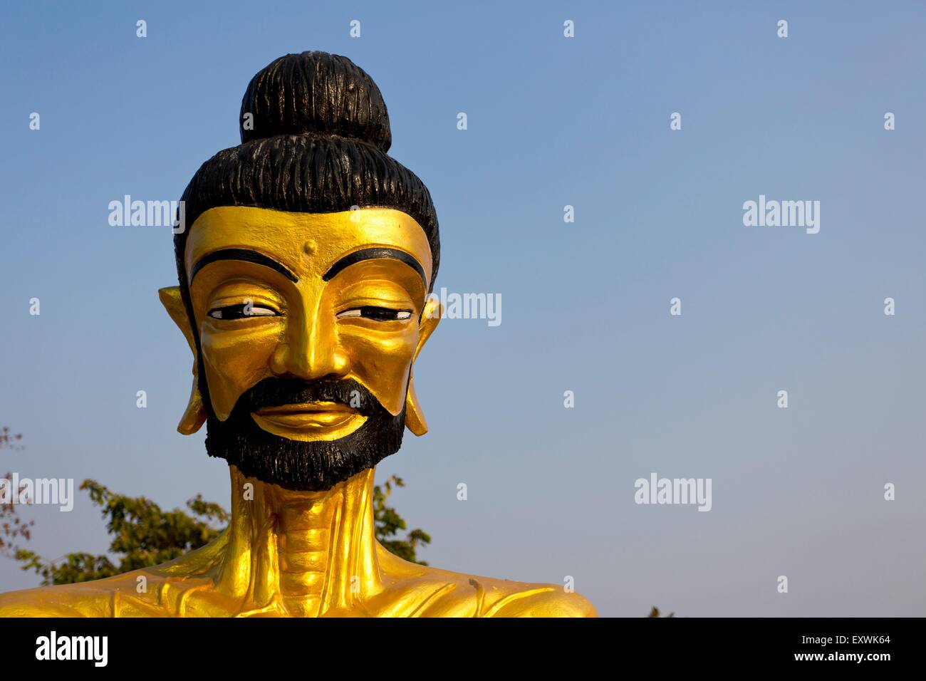 Statue de Bouddha, Wat Phra Yai Tempel, Pattaya, Thaïlande, Asie Banque D'Images