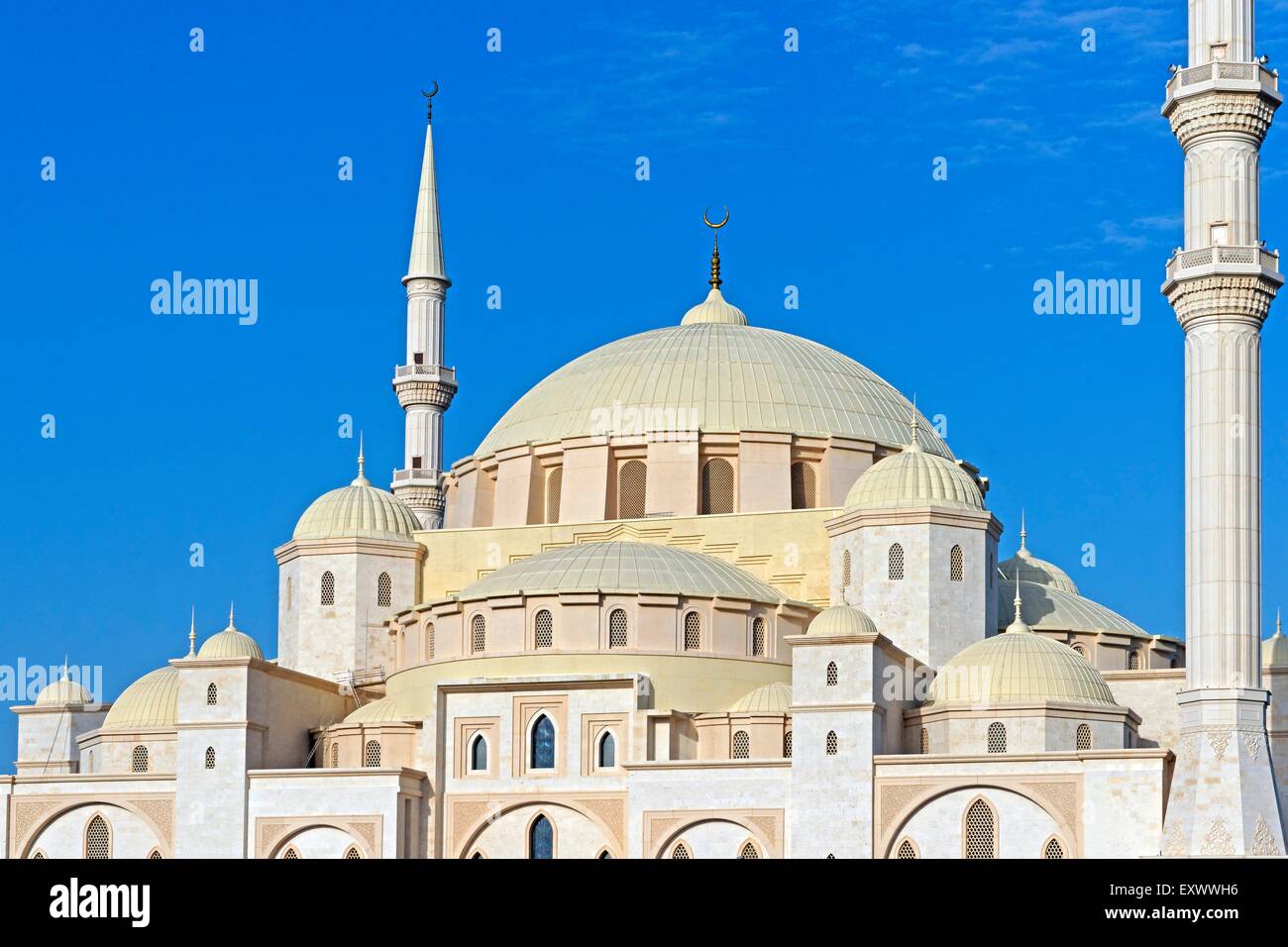 Nouvelle Mosquée, Fujairah, Émirats Arabes Unis Banque D'Images