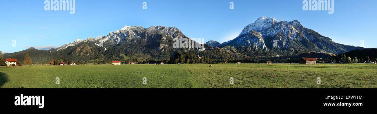 Château de Neuschwanstein, Allgaeu, Bavaria, Germany, Europe Banque D'Images