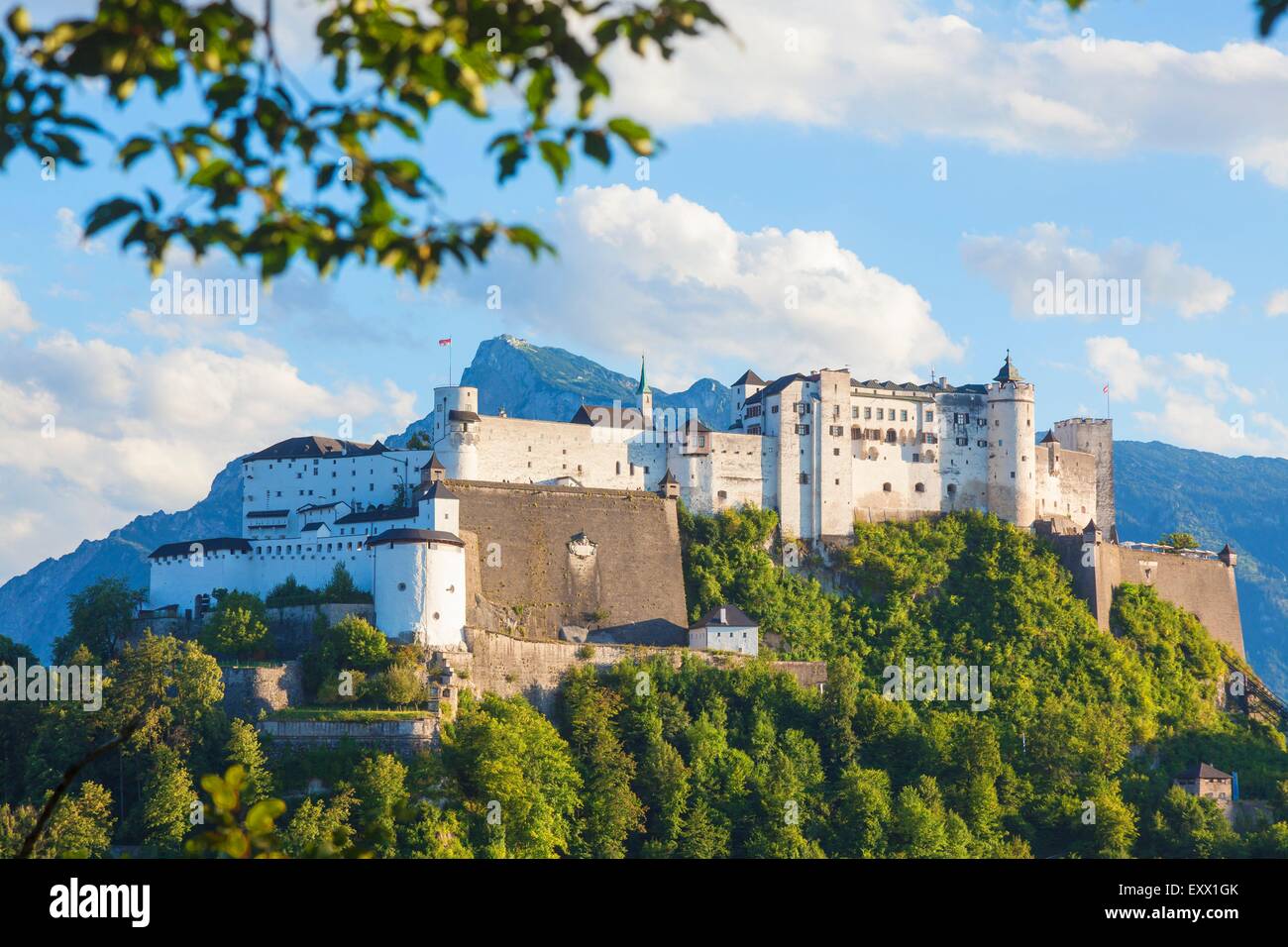 Forteresse Hohensalzburg, Salzbourg, Autriche, Europe Banque D'Images