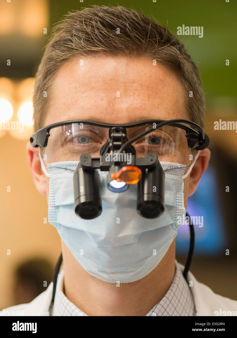 Portrait de dentiste Banque D'Images