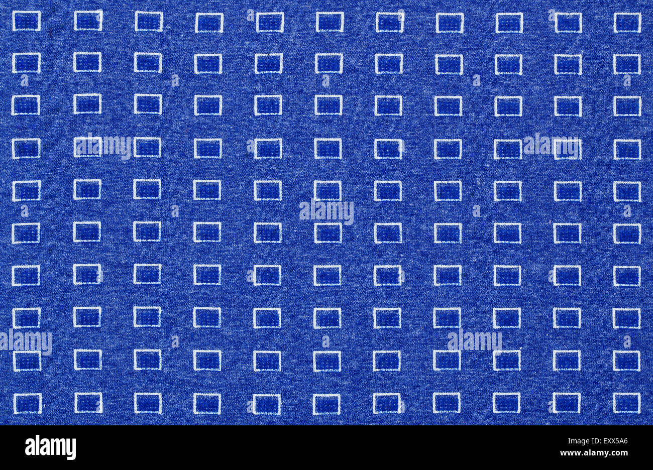 Tissu bleu en arrière-plan, close-up Banque D'Images