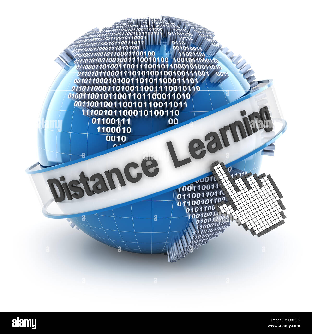 L'apprentissage à distance Banque D'Images