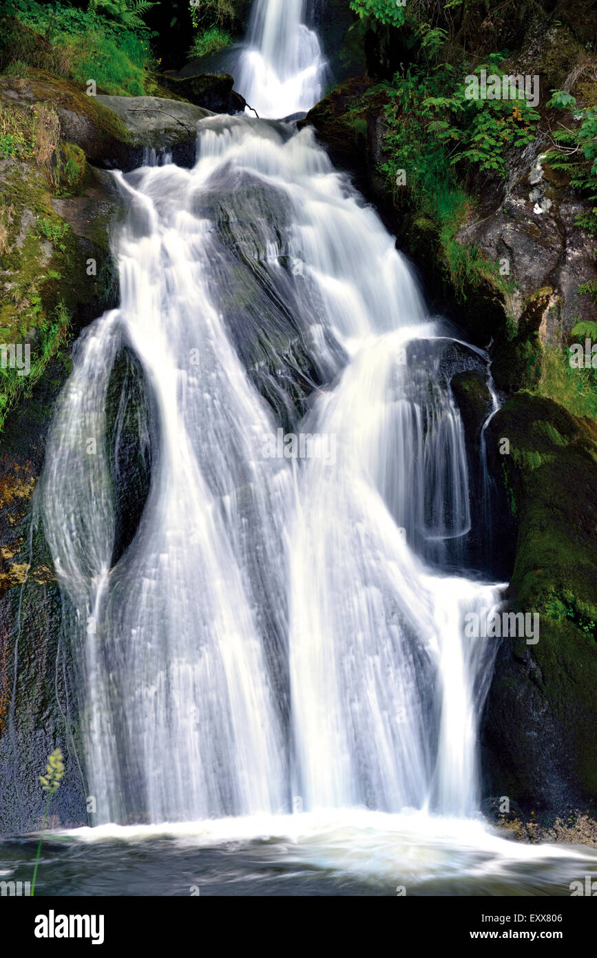 Allemagne, Forêt-Noire : Cascade de la cascade de Triberg Banque D'Images