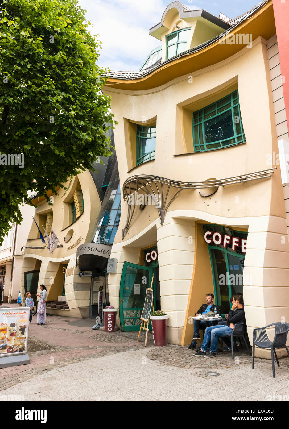 Crooked House à Sopot, Pologne, Europe, Pomerelia Banque D'Images Crooked House à Sopot, Pologne, Europe, Pomerelia Banque D'Images