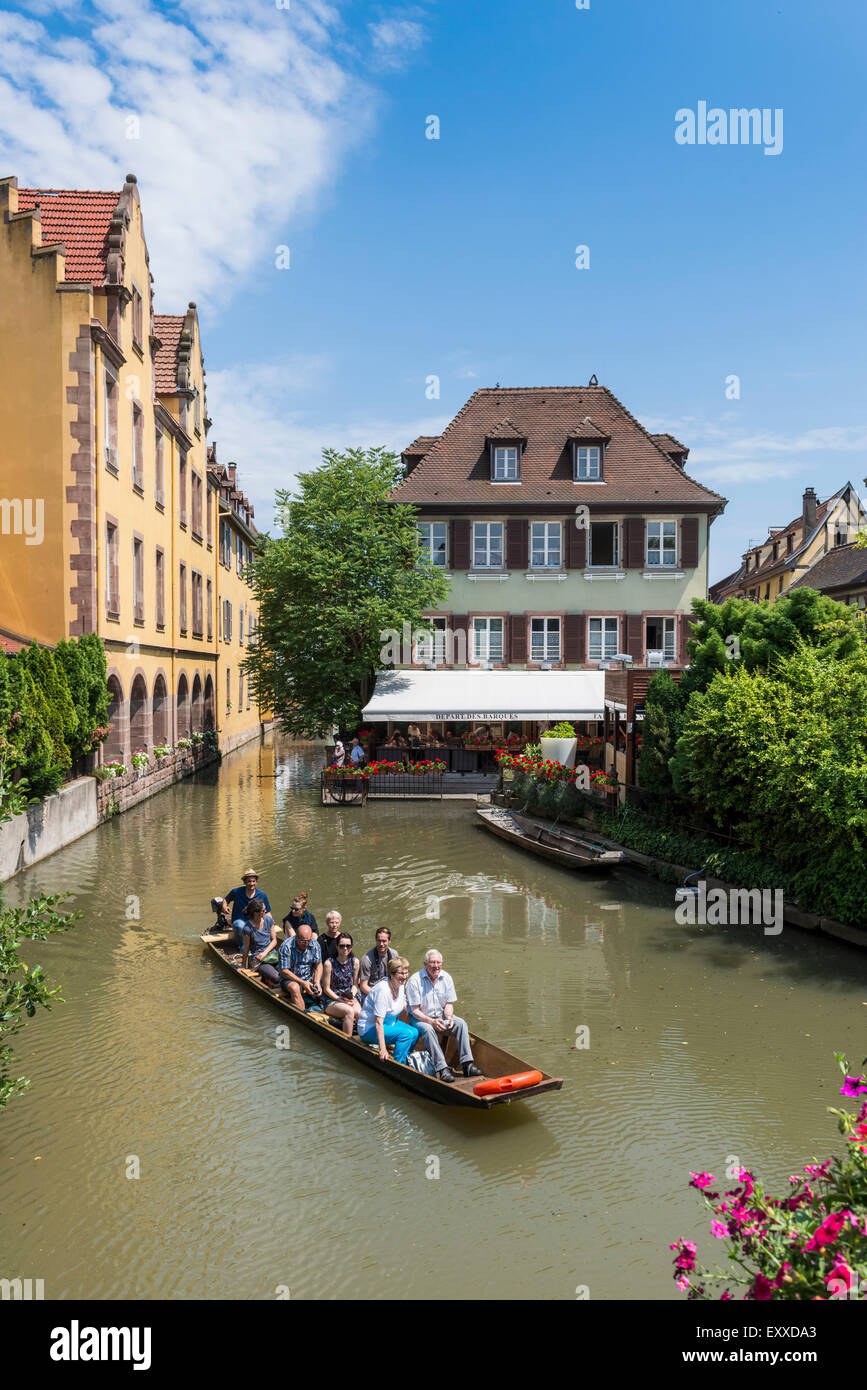 La Petite Venise ou la Petite Venise, Vieille Ville, Colmar, Alsace, France, Europe Banque D'Images