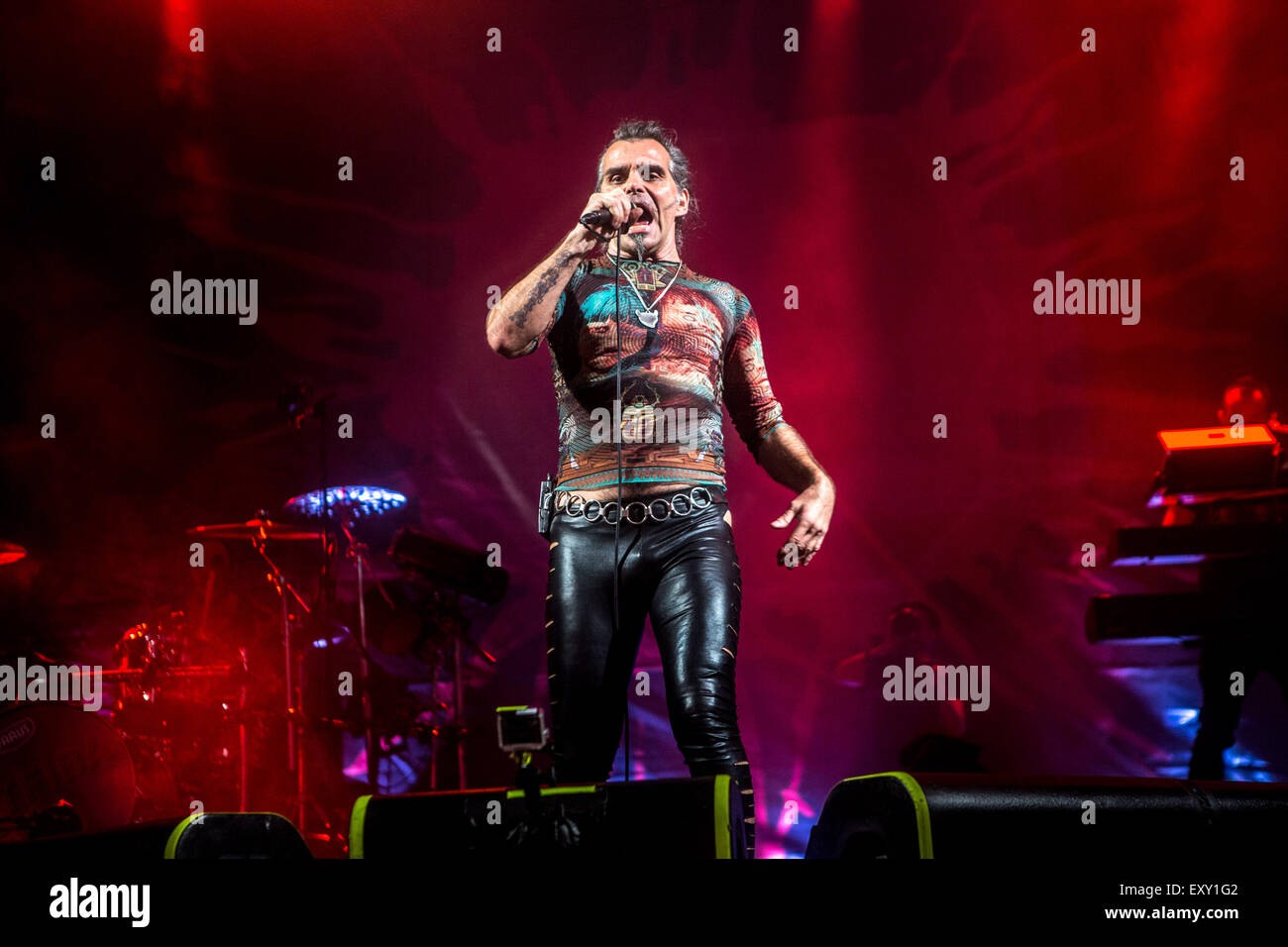 Milan, Italie. 17 juillet, 2015. Vivre à Carroponte LITFIBA effectue à Milan, Italie, le 17 juillet 2015 Crédit : Mairo Cinquetti/Alamy Live News Banque D'Images