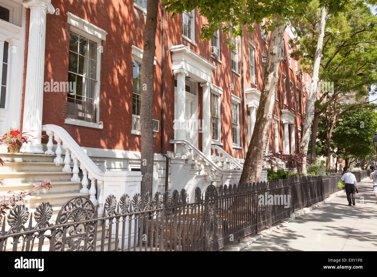 NEW YORK - Mai 27, 2015 : Greenwich Village est un quartier sur le côté ouest de Manhattan, New York City. La plupart des buil Banque D'Images