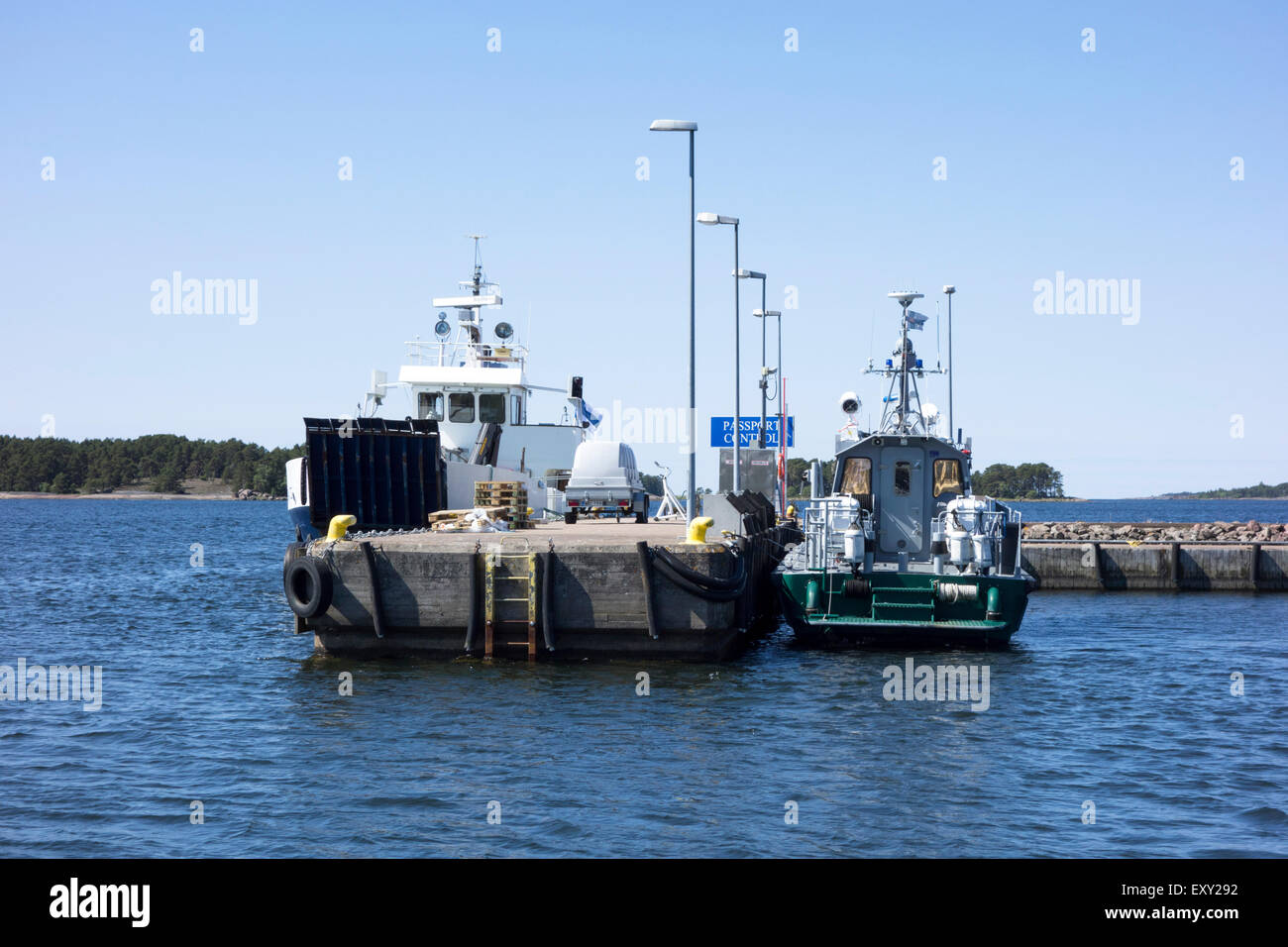 Haapasaari, frontière de l'Europe de l'Est Banque D'Images