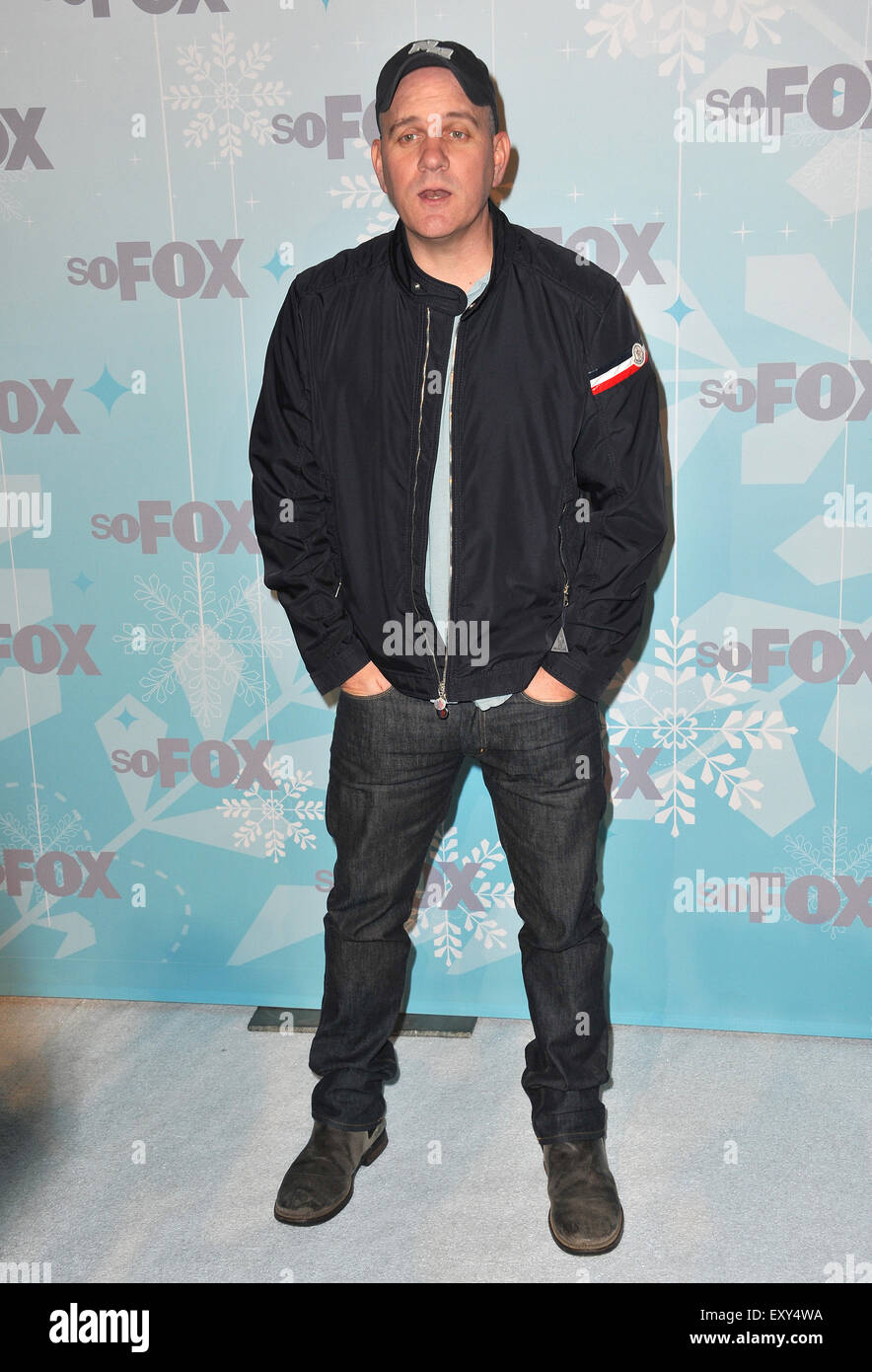 LOS ANGELES, CA - le 11 janvier 2011 : 'Glee' star Mike O'Malley à la Fox All-Star party Hiver 2011 à Pasadena. Banque D'Images