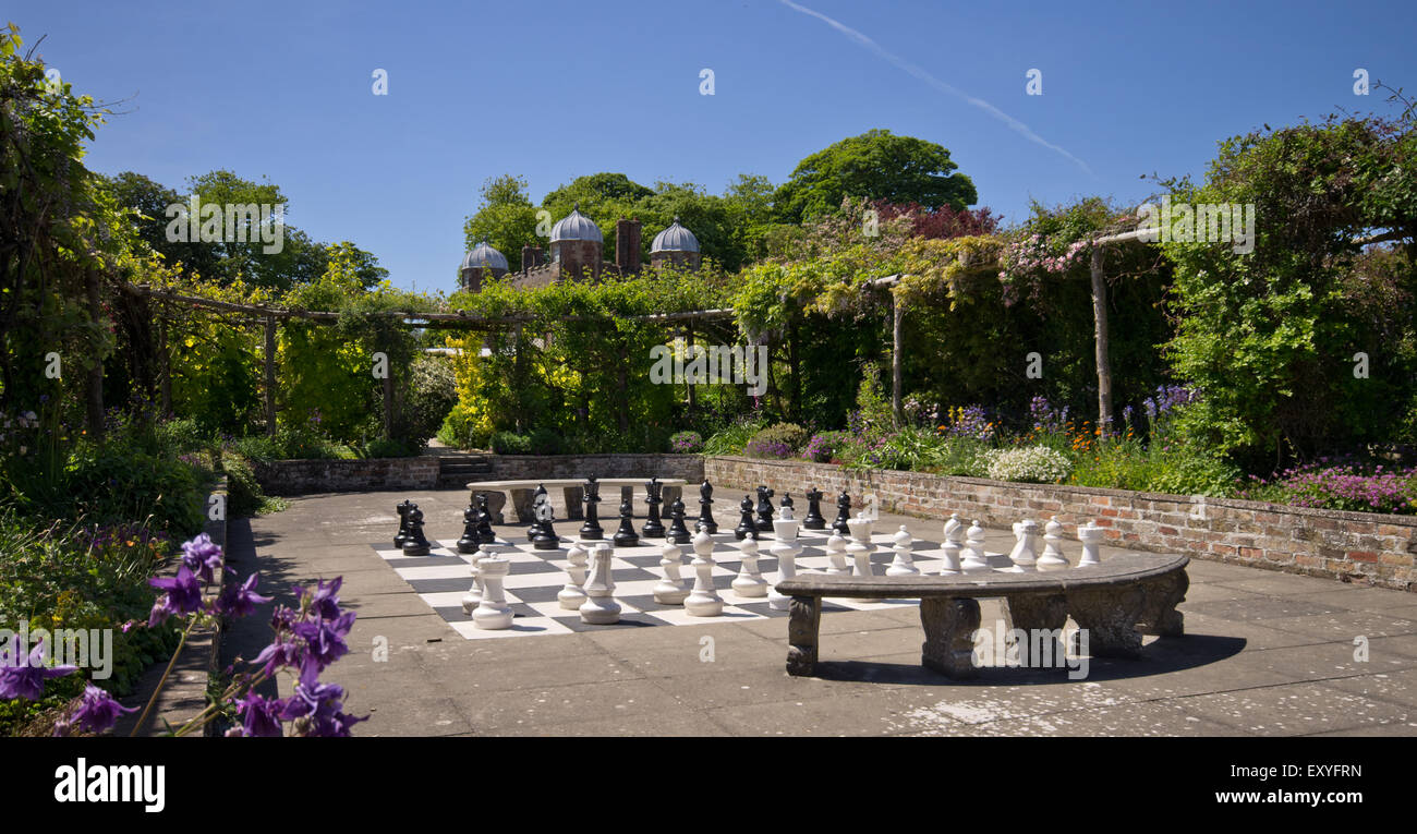 Jeu d'échecs en plein air Banque D'Images