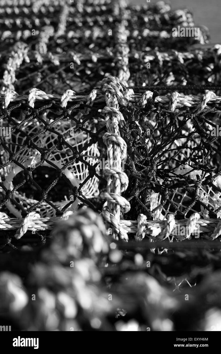 Marmites à homard Banque D'Images