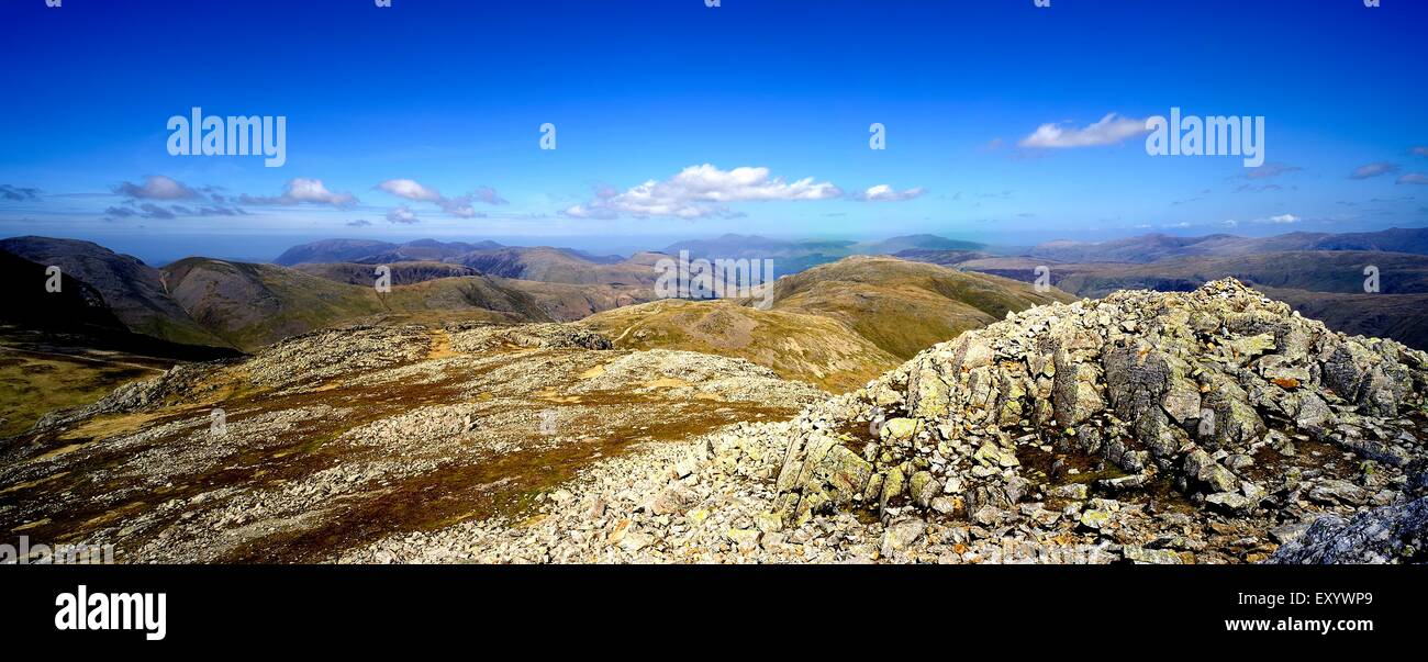 Le nord du Lake District Fells Banque D'Images