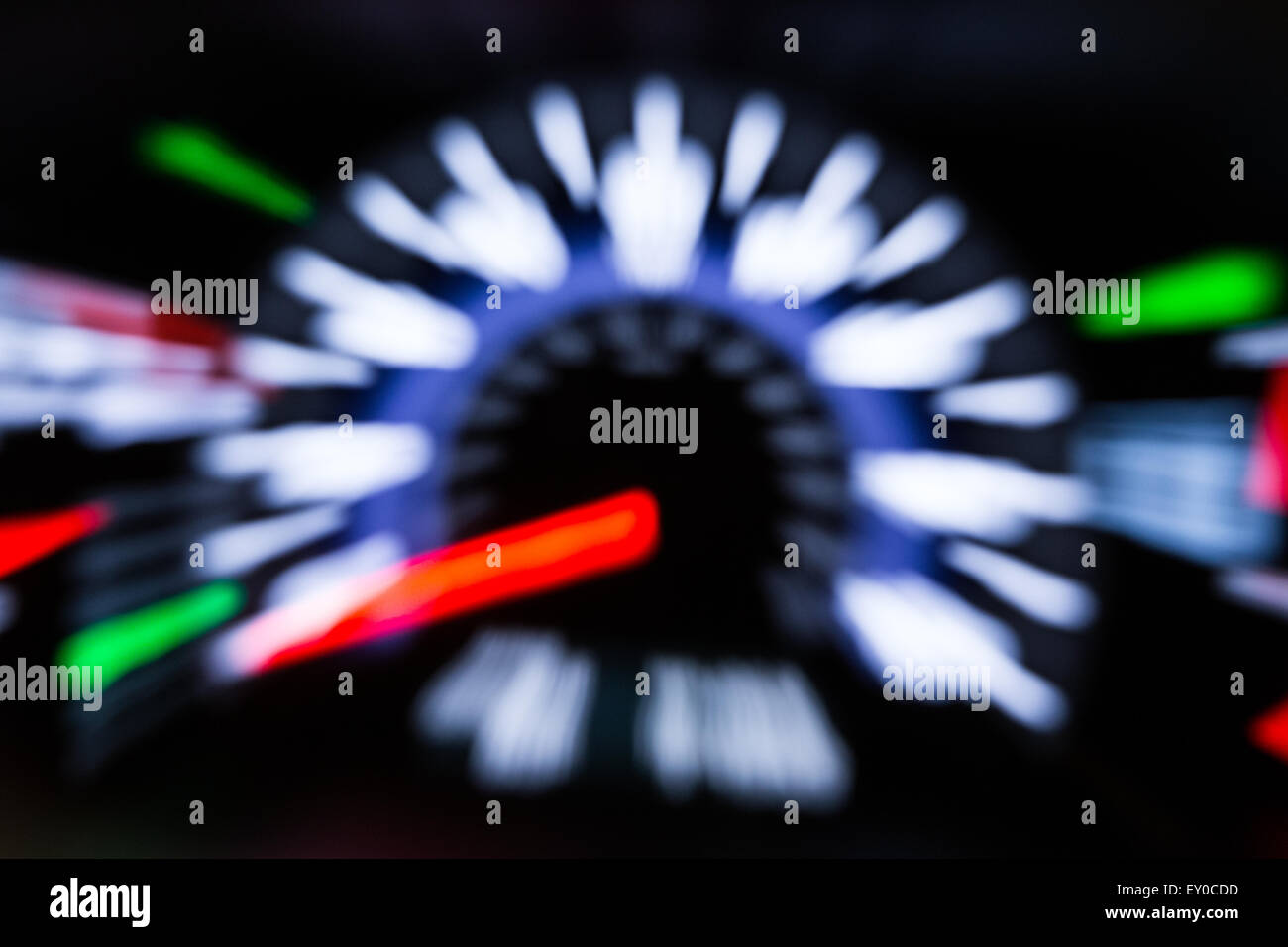 Compteur de blur Banque D'Images