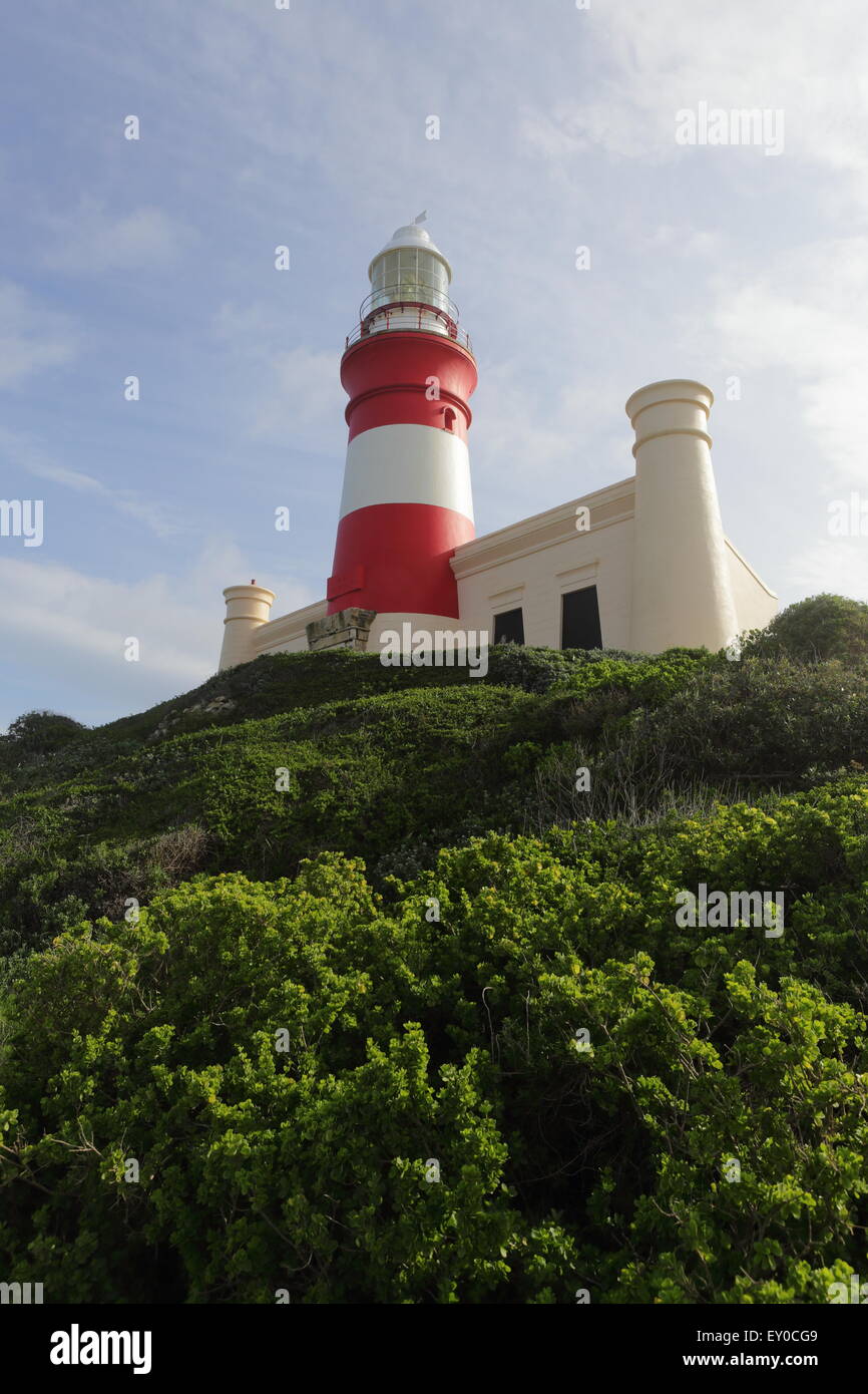 Phare de cap Agulhas Banque D'Images
