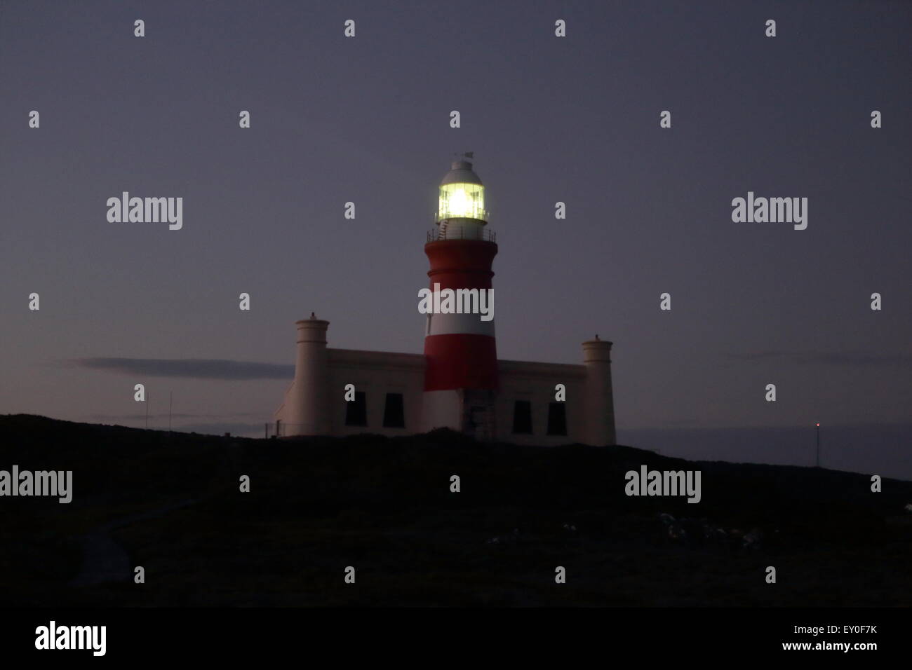 Phare de cap Agulhas Banque D'Images
