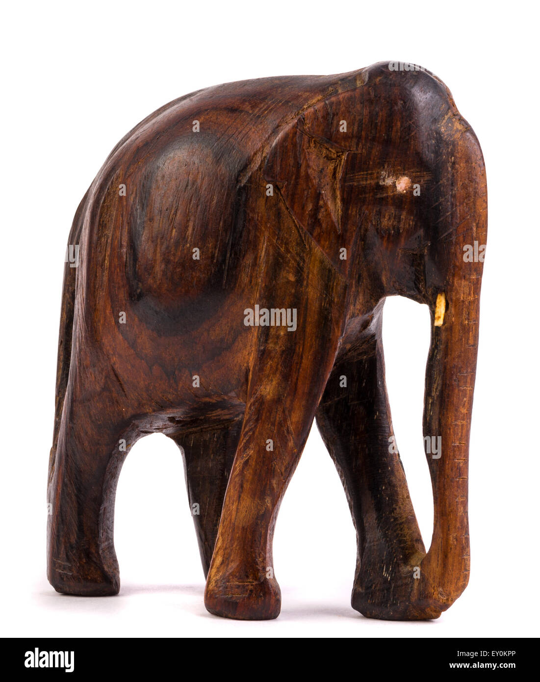 Éléphant en bois du prince de Thaïlande Banque D'Images