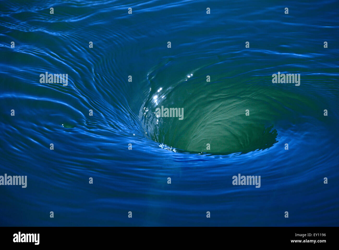 Tourbillon de l'eau. Banque D'Images
