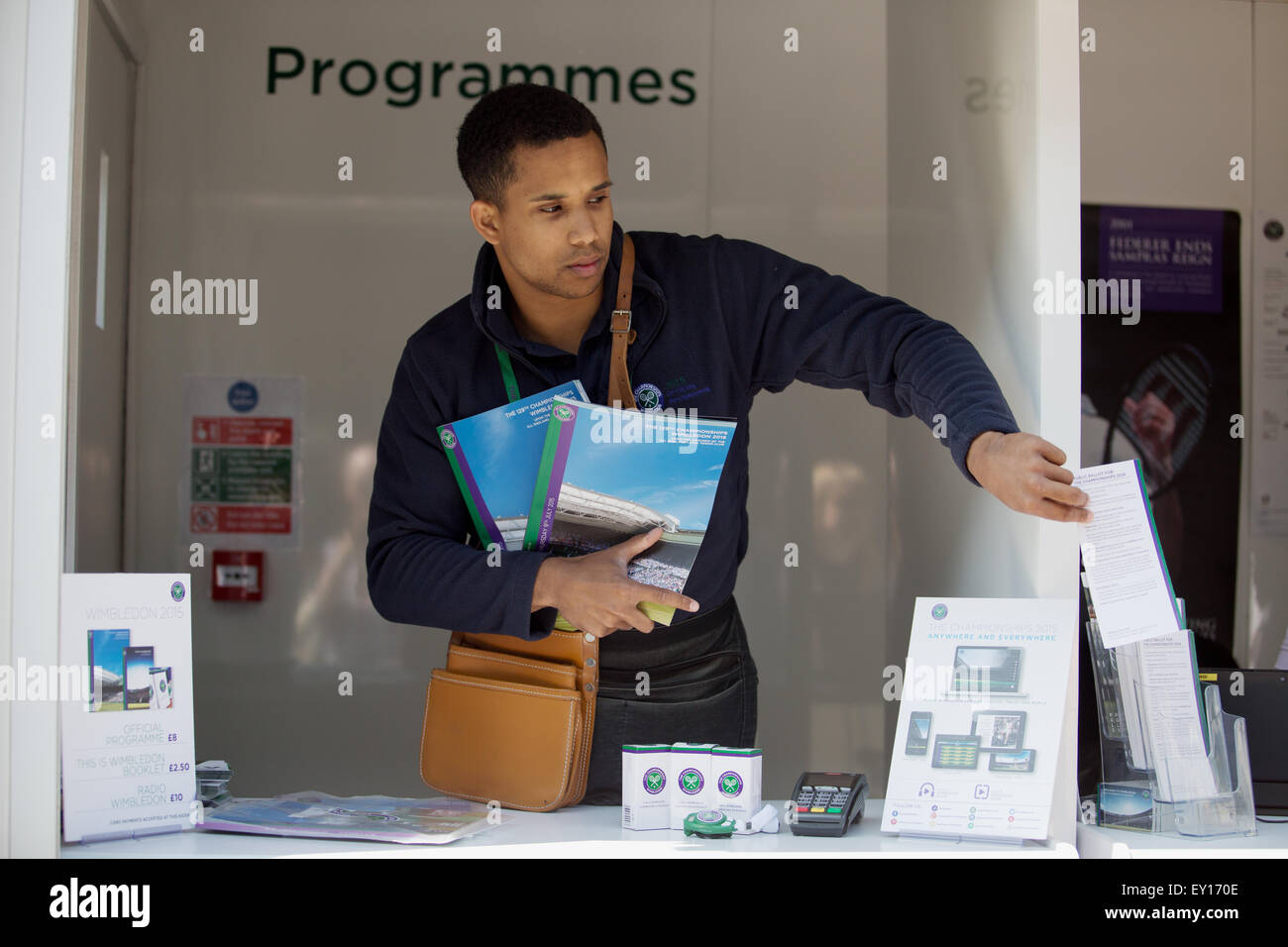 Tournoi de tennis de Wimbledon Banque D'Images