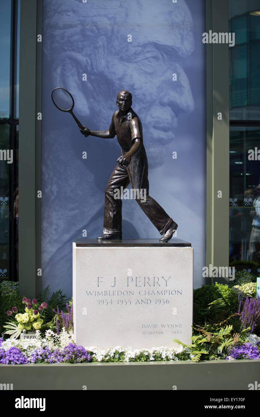 Tournoi de tennis de Wimbledon Banque D'Images