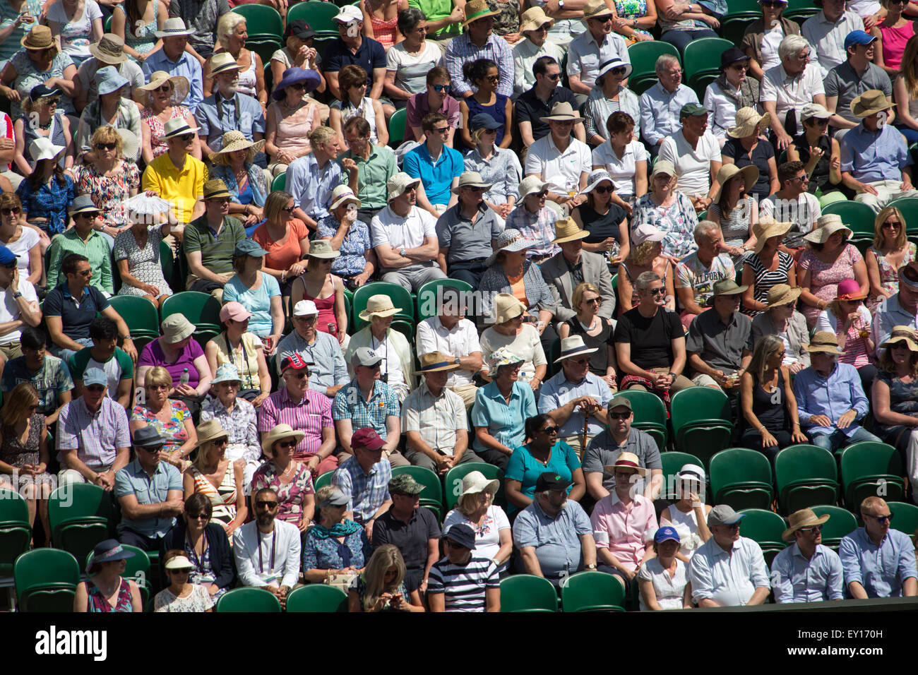Tournoi de tennis de Wimbledon Banque D'Images