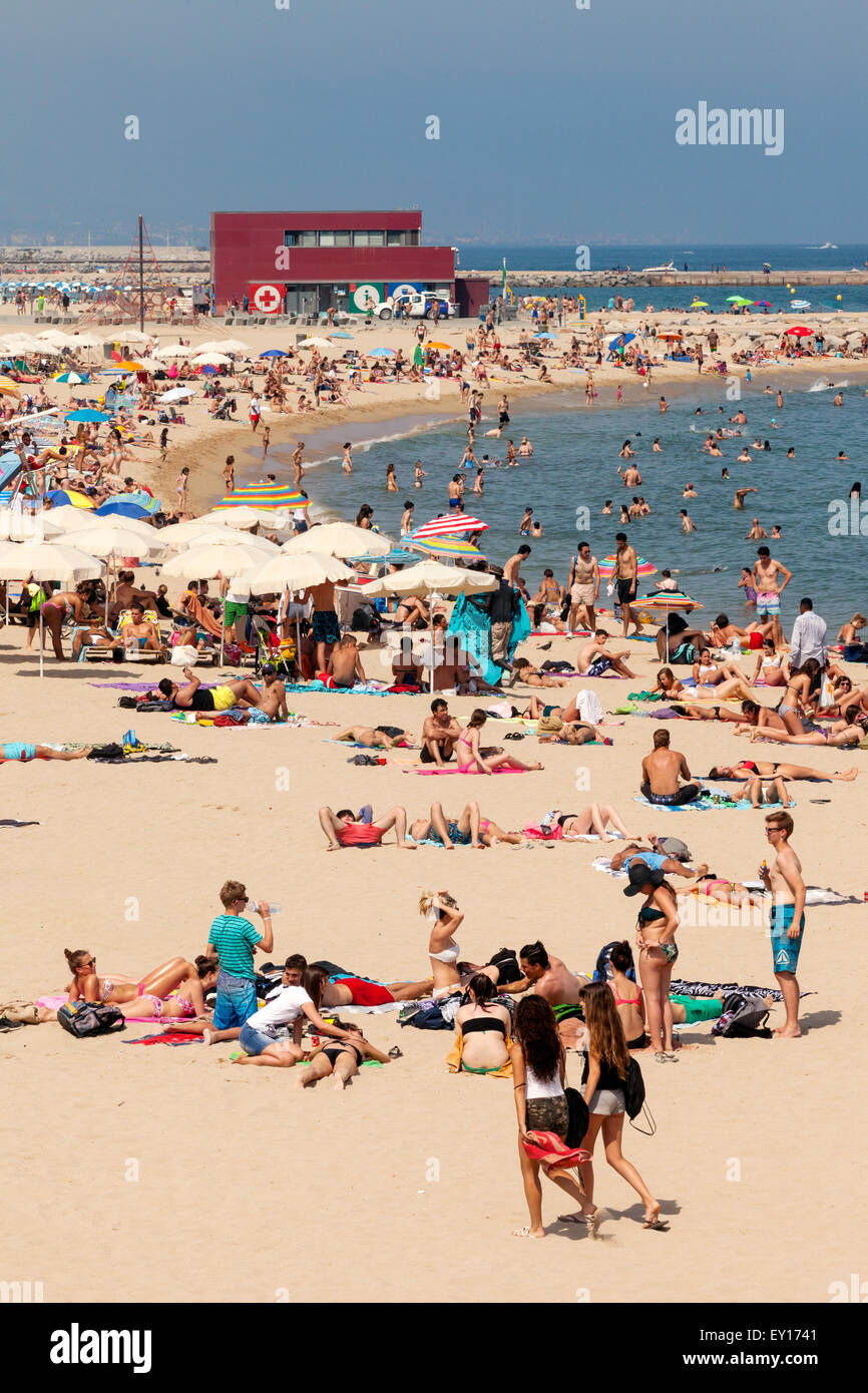 Les Touristes Sur Platya Nova Icaria Plage Nova Icaria