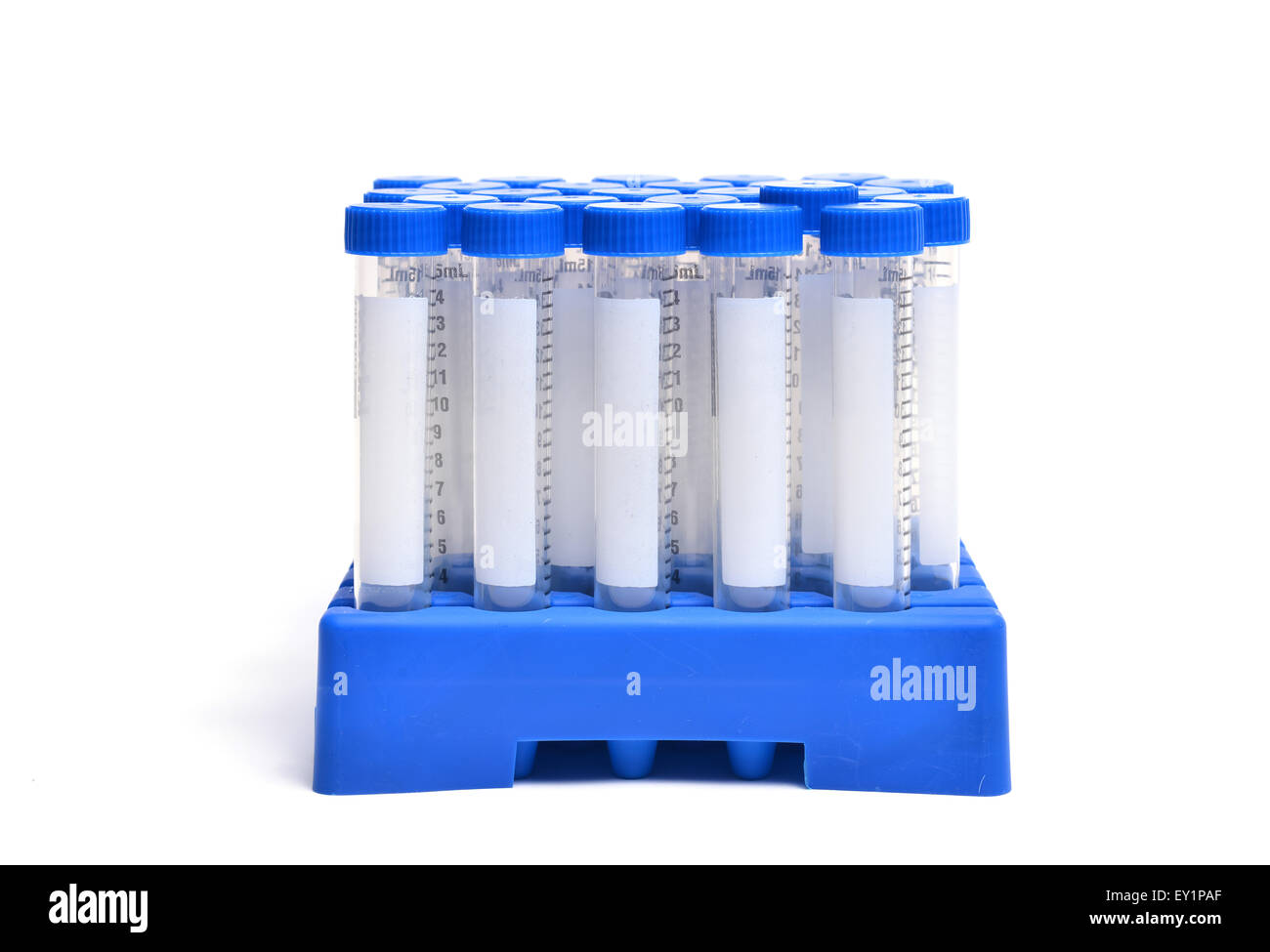 Nouveau tube à vide isolé sur fond blanc Banque D'Images