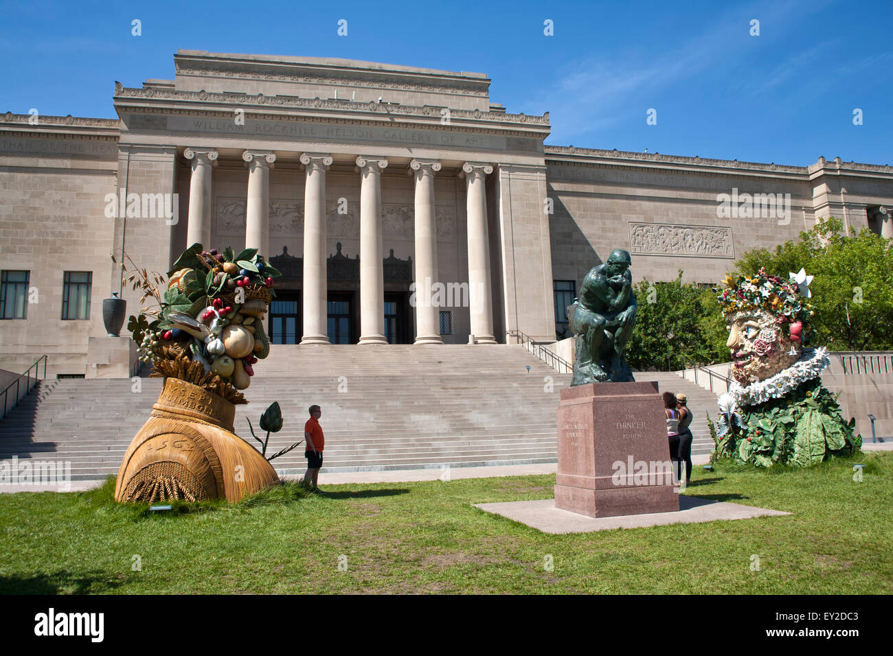 Musée d'Art Nelson-Atkins à Kansas City, Missouri Banque D'Images