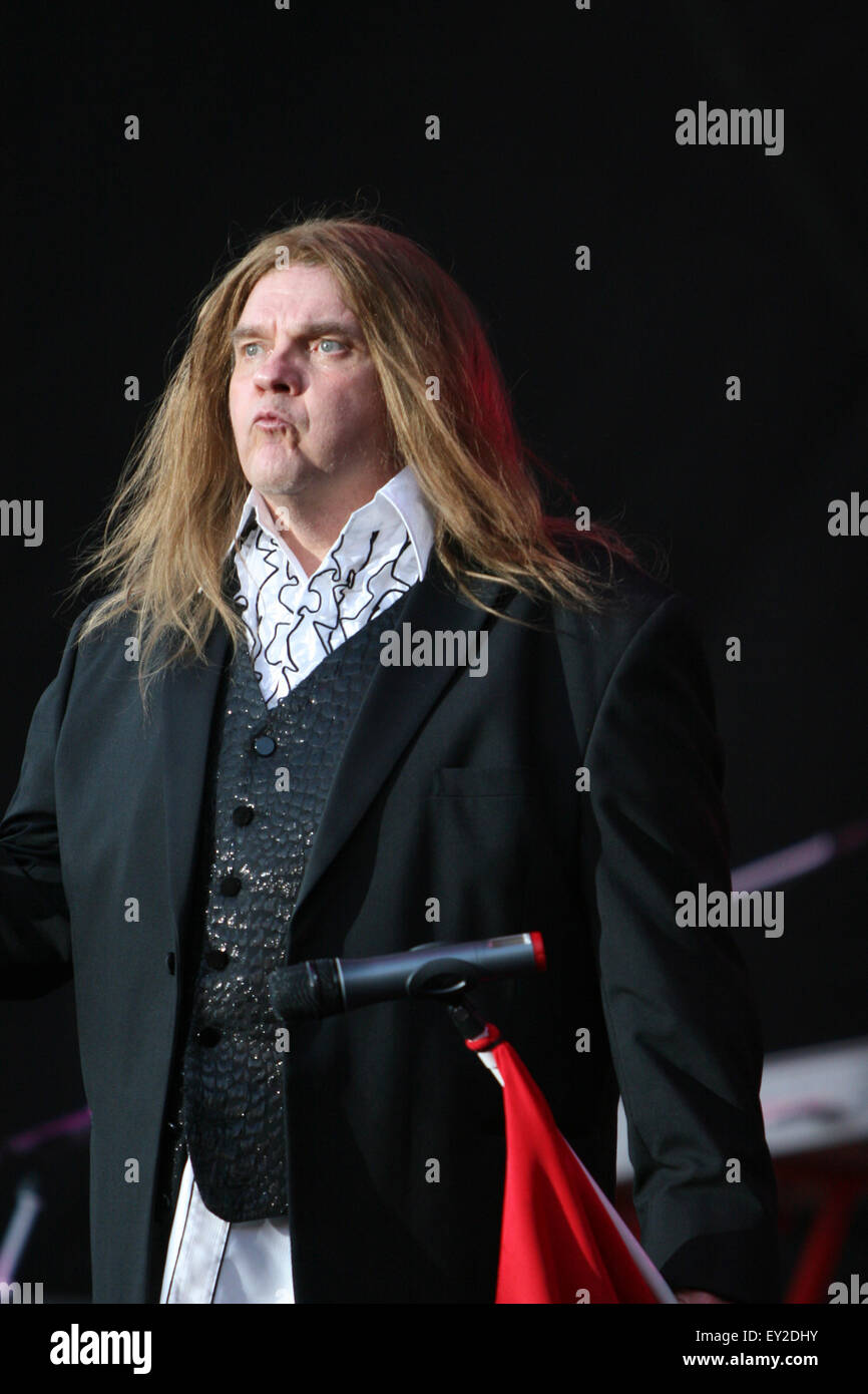 Meat Loaf a terminé la première étape de sa tournée à l'échelle mondiale 3 Les chauves-souris vivent à Ashton Gate Stadium Banque D'Images