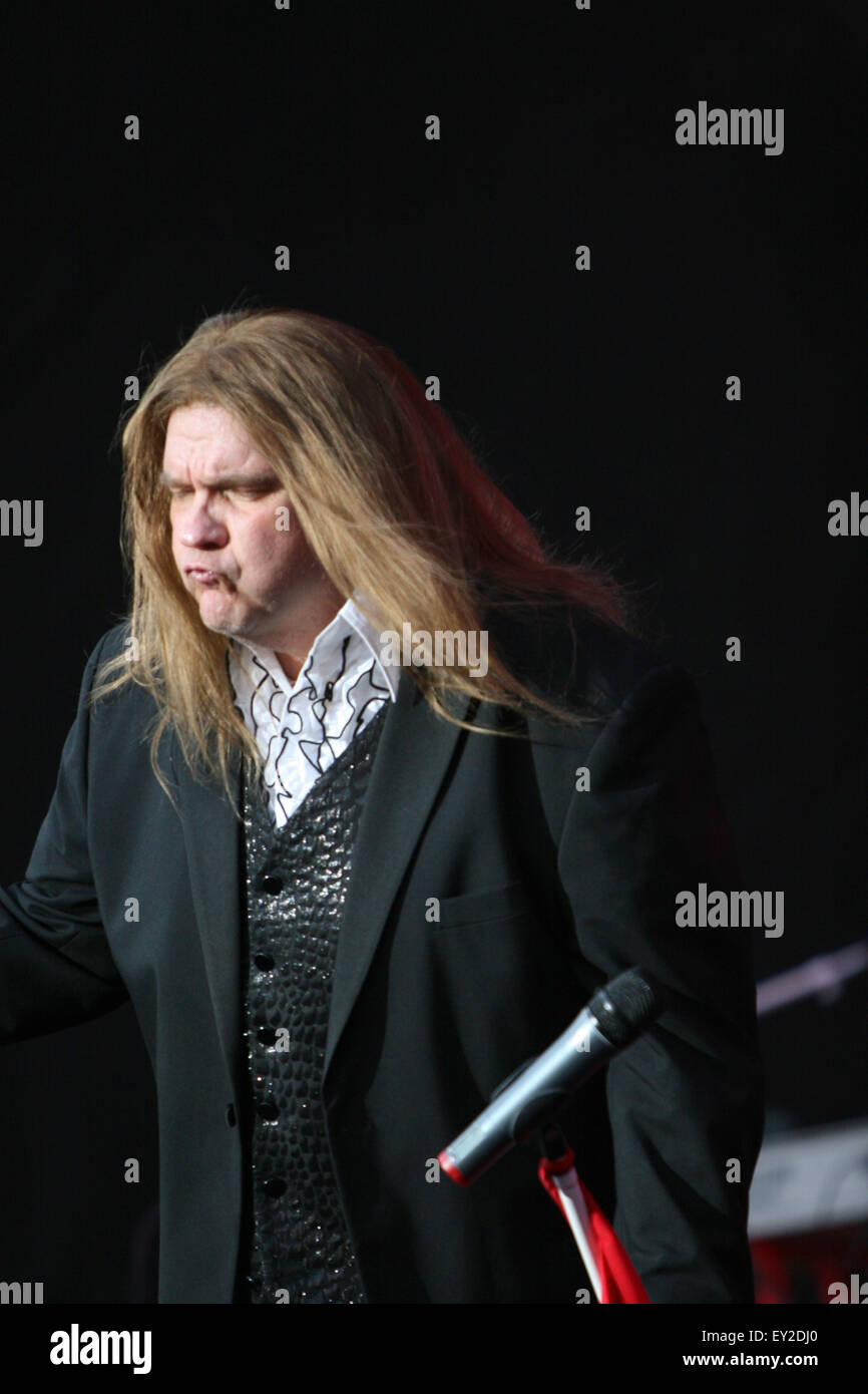 Meat Loaf a terminé la première étape de sa tournée à l'échelle mondiale 3 Les chauves-souris vivent à Ashton Gate Stadium Banque D'Images