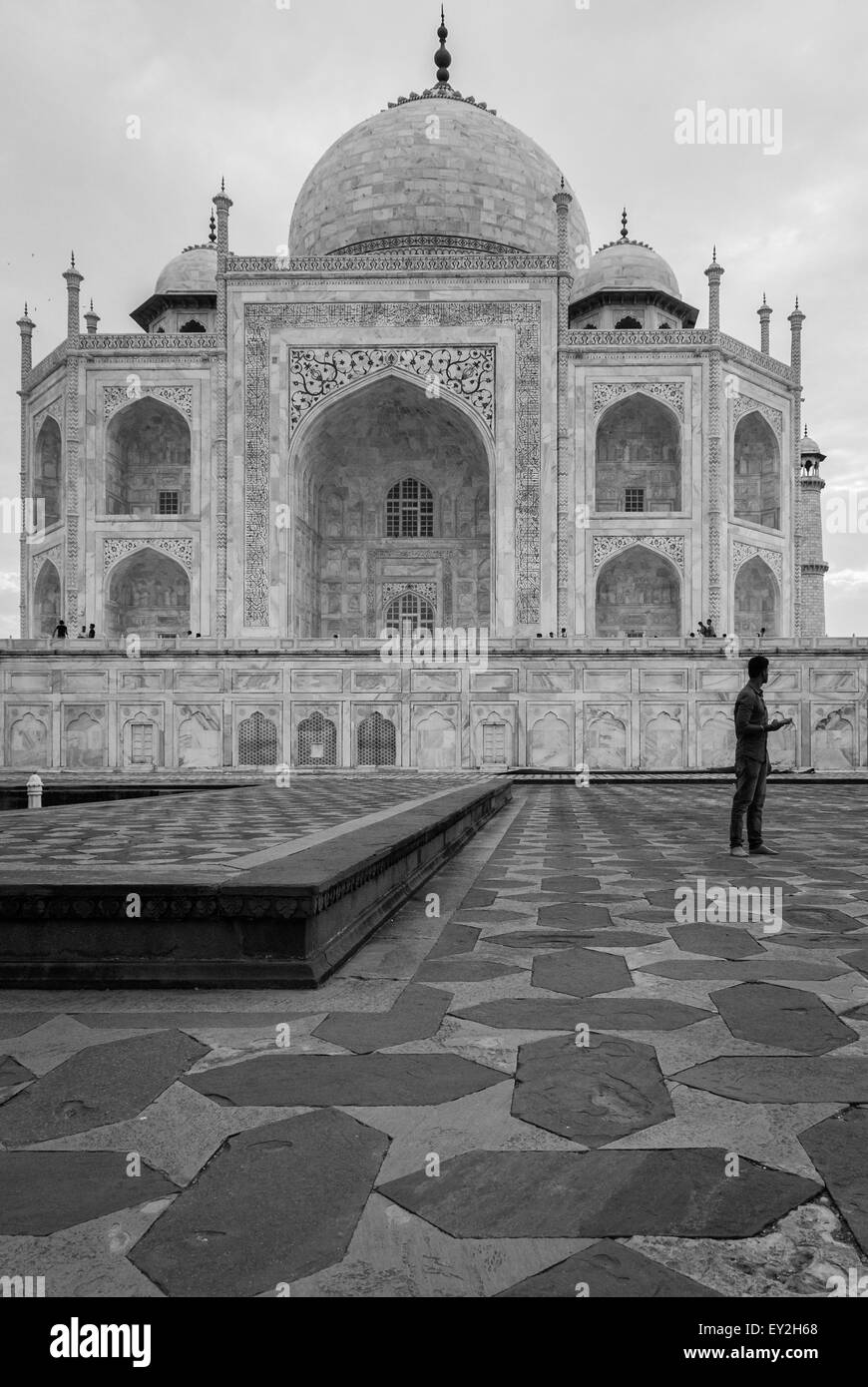 Taj Mahal - 7e merveille du monde Banque D'Images