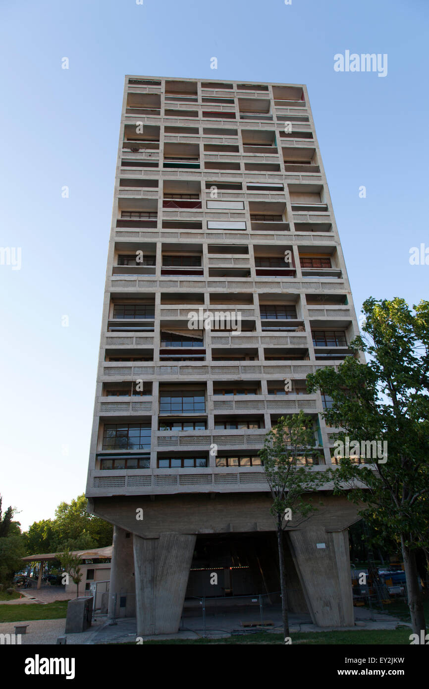 Unite d'habitation, Marseille, France Banque D'Images