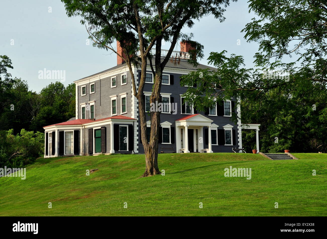 Lincoln, Massachusetts : Le 1790 Maison Codman, parfois appelée la Grange, est un bel exemple de l'architecture fédérale coloniale Banque D'Images