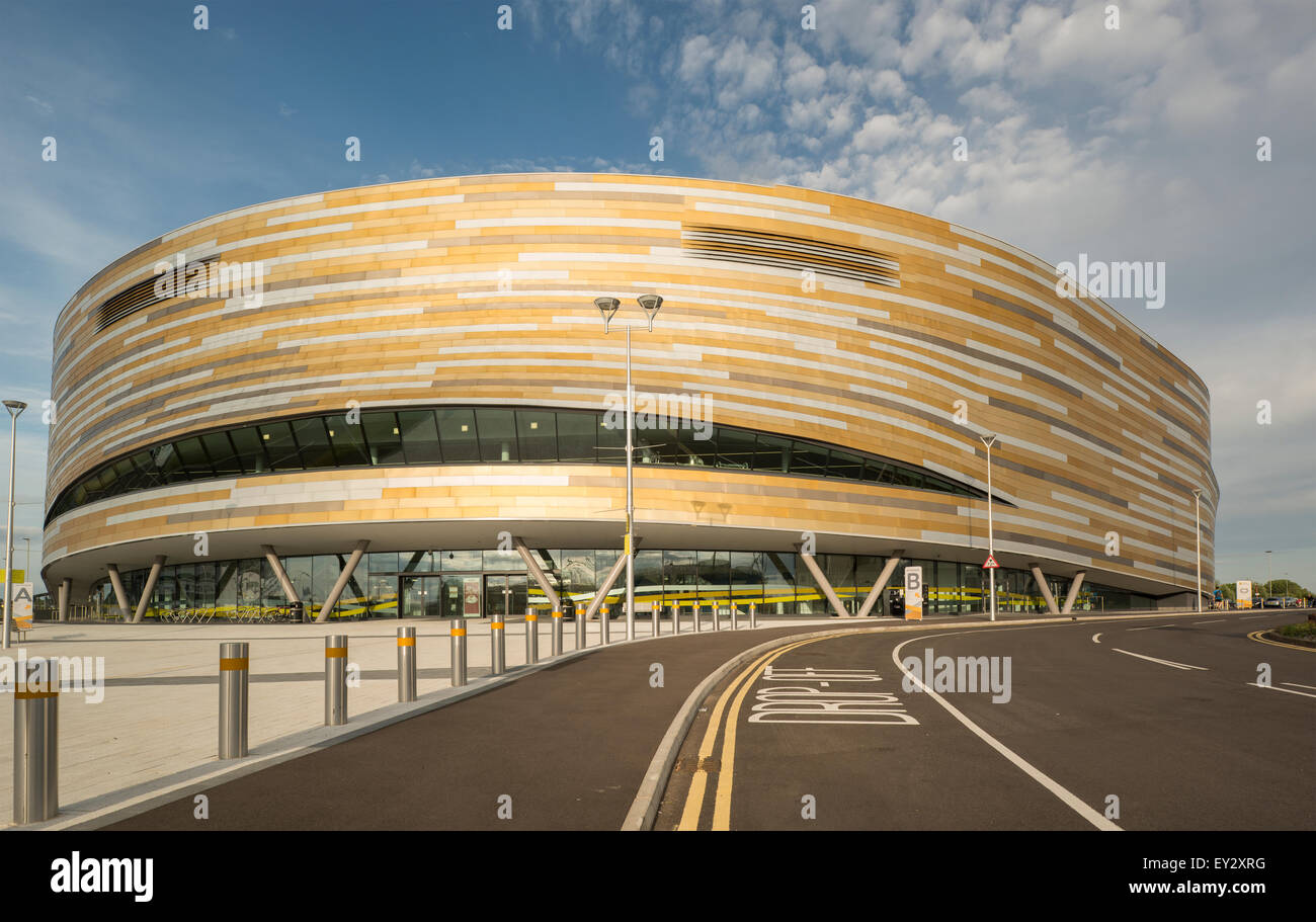 Vélodrome de Derby, Derby (Arena), Pride Park, Derby, Royaume-Uni un vélodrome intérieur de seulement 5 au Royaume-Uni Banque D'Images