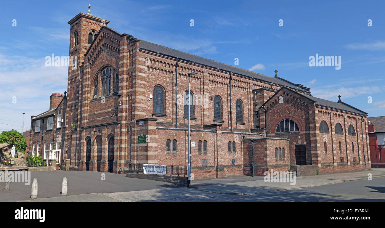 Saint Benoît,Église Catholique,,Orford,Warrington Cheshire, Angleterre, Royaume-Uni Banque D'Images