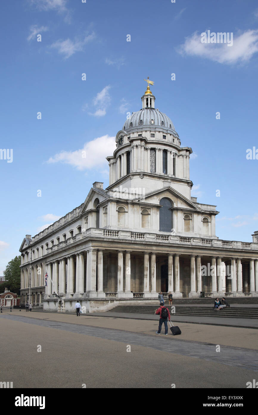 L'ancien Royal Navy College de Londres Greenwich Banque D'Images
