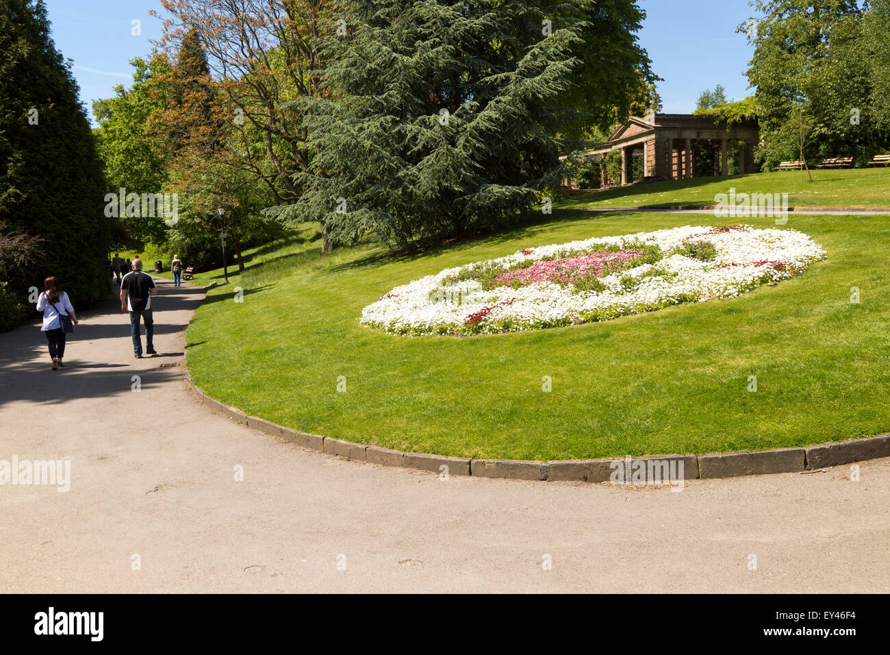 Valley Gardens Park et jardin, Harrogate, Yorkshire, Angleterre, Royaume-Uni Banque D'Images