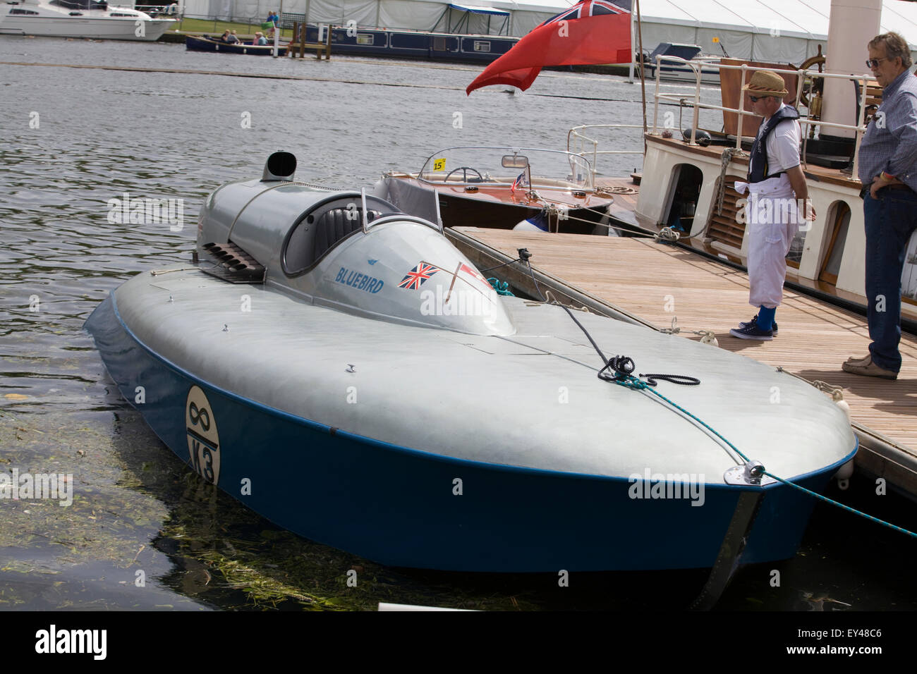 Water speed record hydroplane powerboat Banque de photographies et d’images à haute résolution