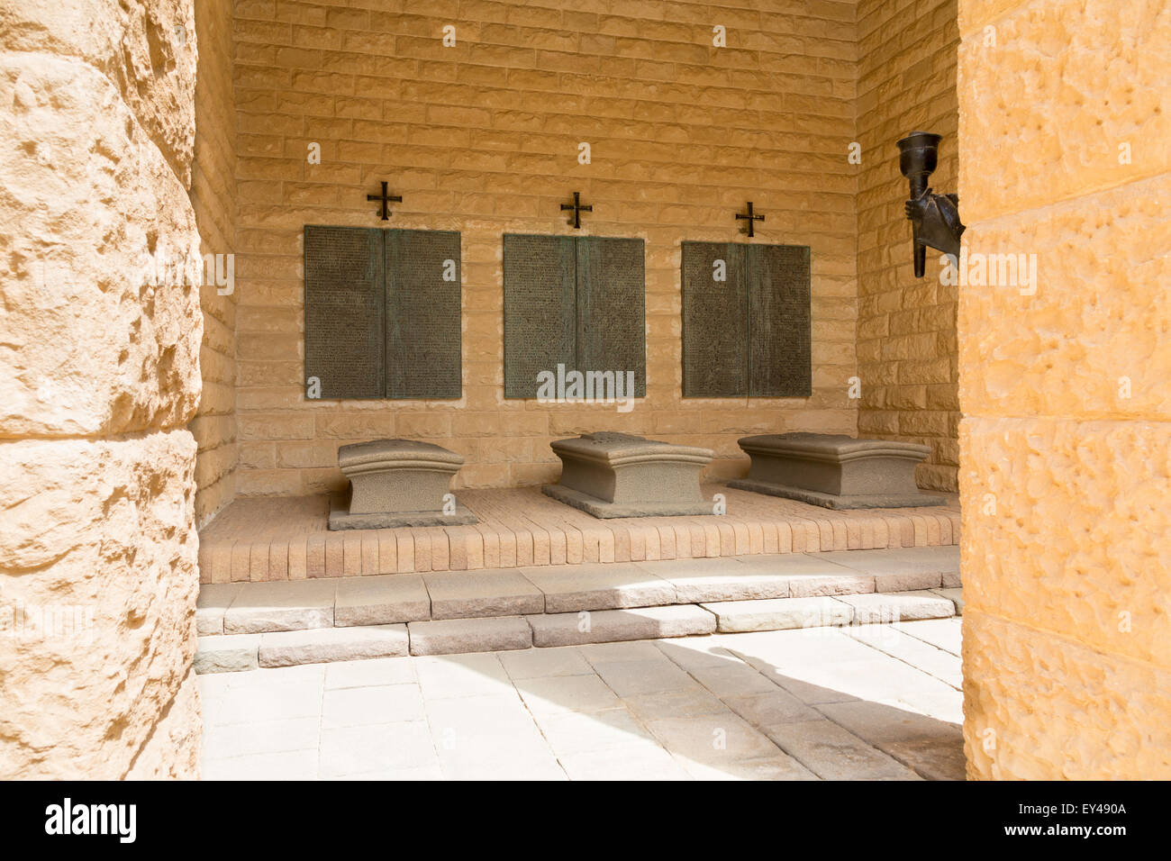 L'allemand seconde guerre mondiale mémorial, El Alamein, en Égypte Banque D'Images