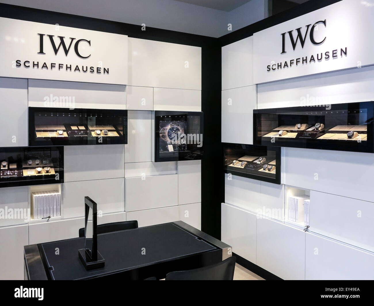 Tourneau Store Showroom, NYC Banque D'Images