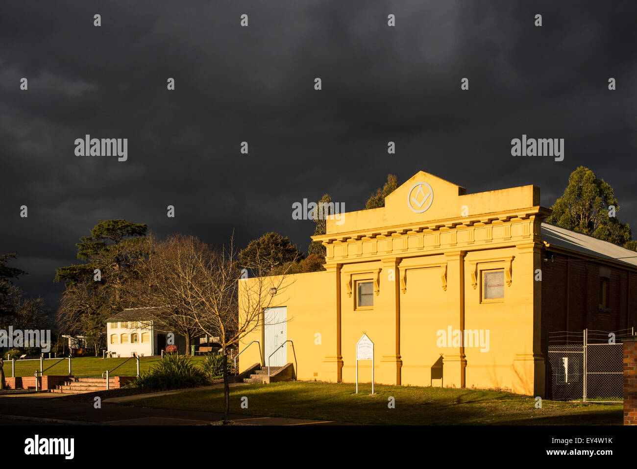 Freemasons' Hall, Smythesdale, Victoria Banque D'Images