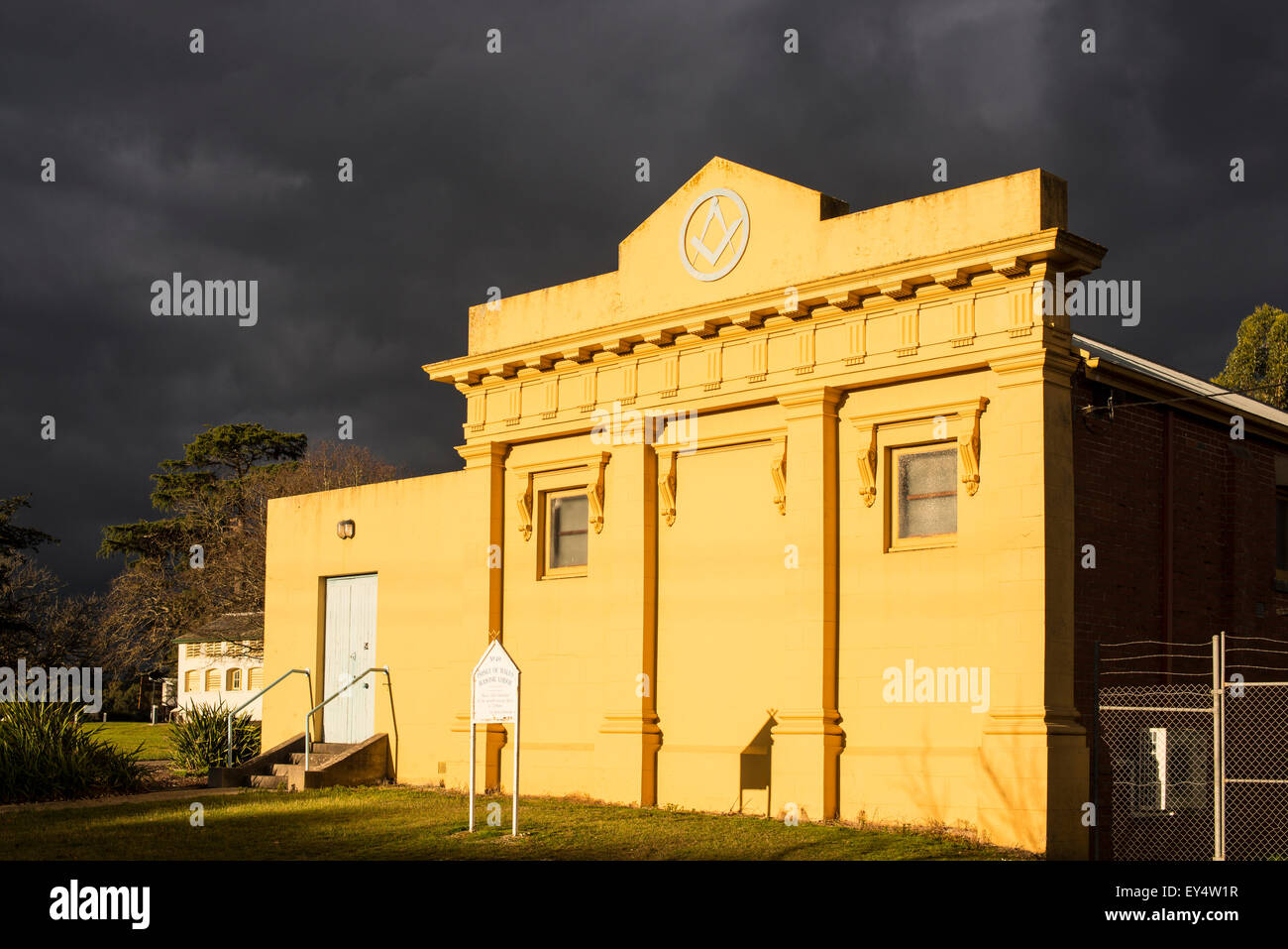 Freemasons' Hall, Smythesdale, Victoria Banque D'Images